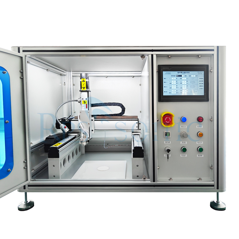 การเคลือบสเปรย์ด้วยเสียงฉาย ultrasonic สําหรับการผลิต ไดโอเดสปล่อยแสงโพลิเมอร์ออร์แกนิค